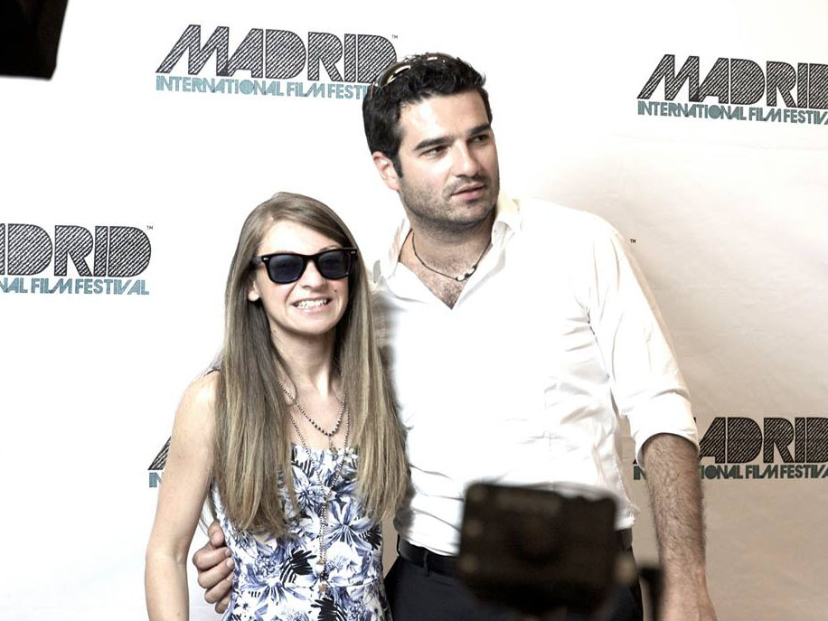 With Brunella Filì (director) on the carpet, first day